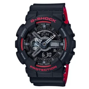 G-Shock GA110 Unisex Watch Sport Watch Dual Time Display Water Resistant Shockproof and Waterproof World Time LED Auto Light Sports Wrist Watches For Men Women Boys Girls GA-110 High-Five LK