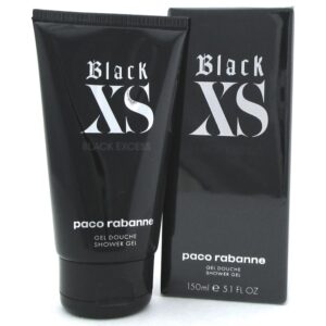 Black XS Black Excess by Paco Rabanne 5.1 oz./ 150 ml. Shower Gel for Men.